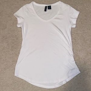 Cynthia Rowley White V-Neck